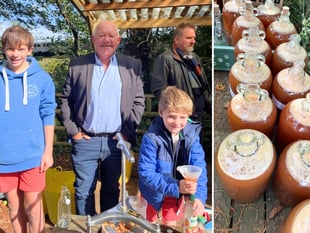 Grants boosts yearly Penstone apple-pressing event