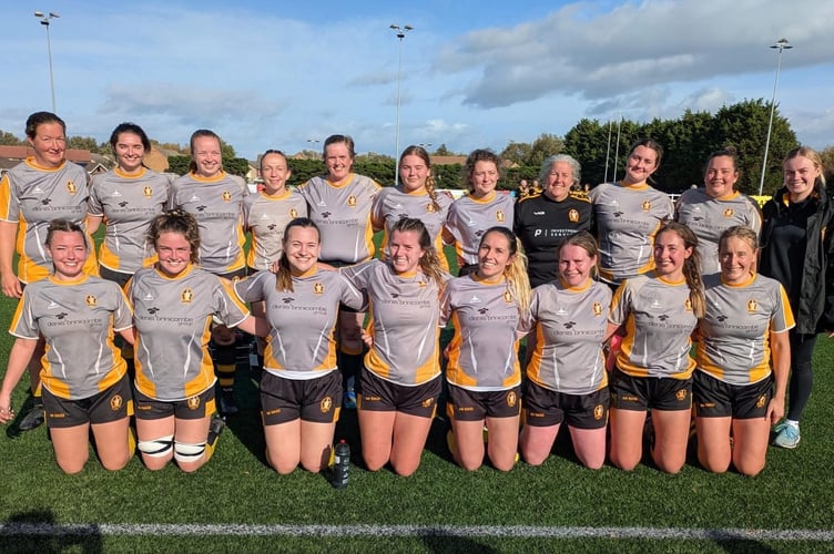 Crediton RFC Women’s team.
