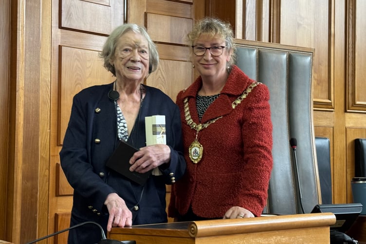 Christine Channon served as a County Councillor for 32 years from 1993 to 2025, representing Budleigh/Sidmouth, then Budleigh Rural, then Exmouth and Budleigh Coastal. AQ 4469