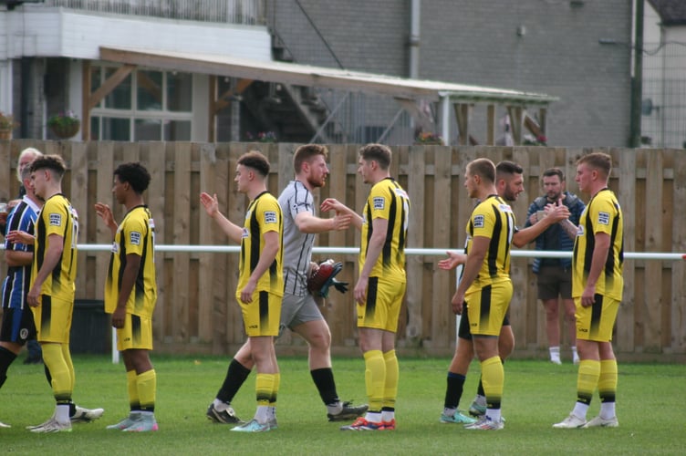 Crediton United away at Newton Abbot Spurs 1