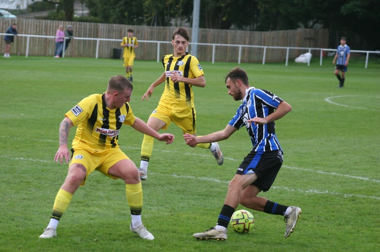 Crediton United away at Newton Abbot Spurs 7