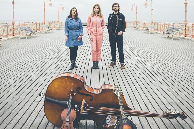 The trio are visiting Crediton on tour