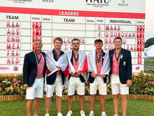 Tiverton golfer helps England win bronze in Singapore