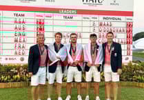 Tiverton golfer helps England win bronze in Singapore
