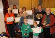 Newton St Cyres South West in Bloom delight