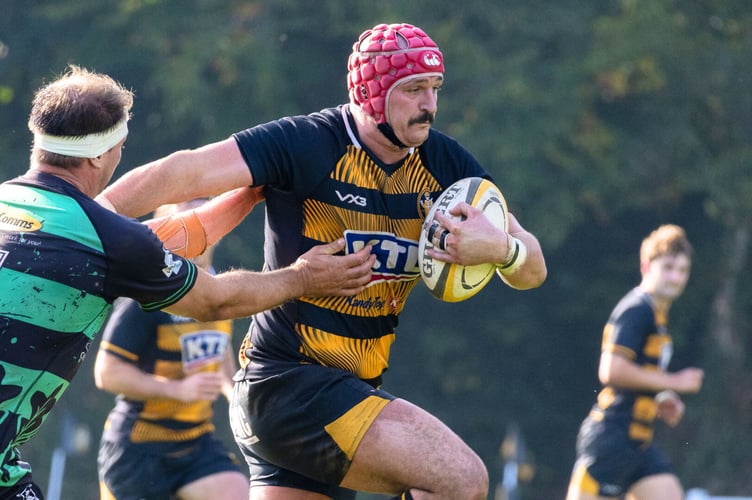 Luke Mingo in possession