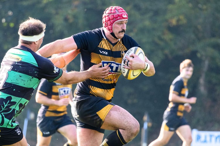 Luke Mingo in possession