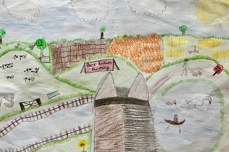 Best Landscape Artist 2025 winner 7-11 years category winner by Arabella Durman.