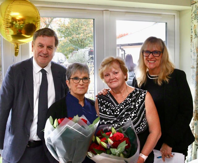 MP opens new-look Sandford care home
