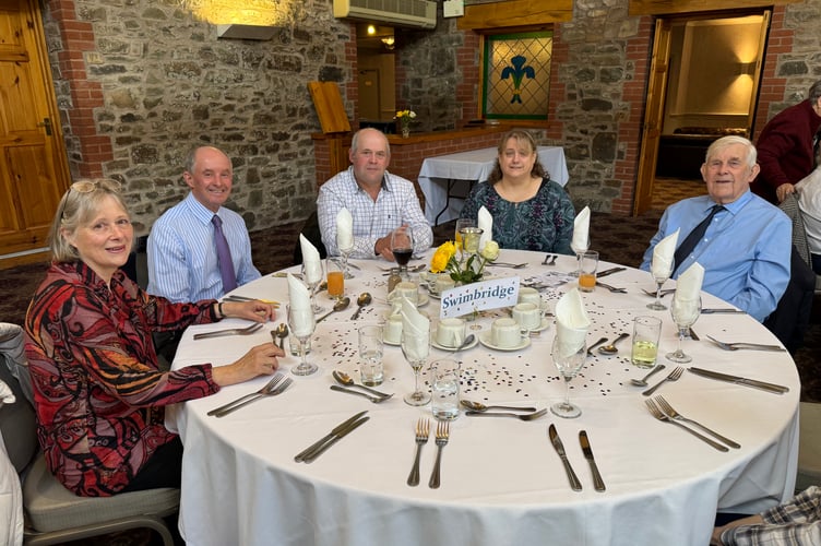 Some of the guests at the Devon Association of Ringers Centenary Lunch.  AQ 4981
