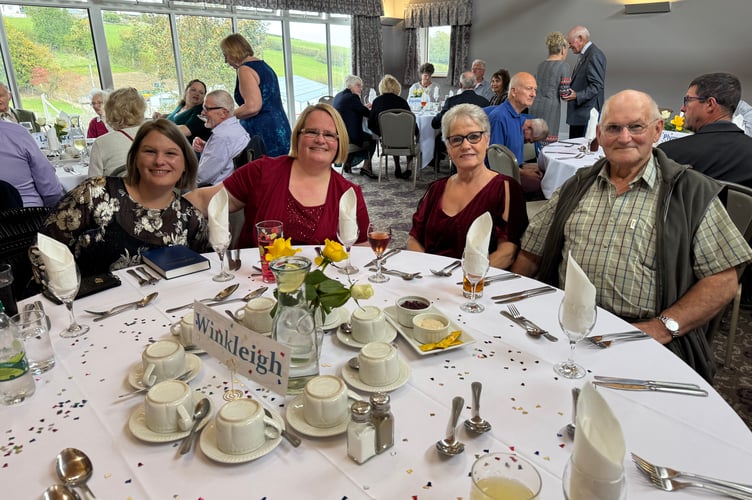 Some of the guests at the Devon Association of Ringers Centenary Lunch.  AQ 4974
