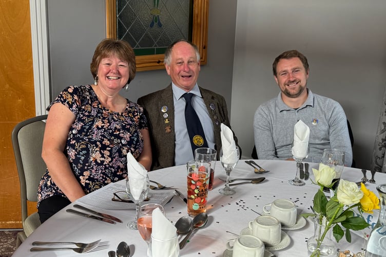 The Steer family at the Devon Association of Ringers Centenary Lunch.  AQ 4993
