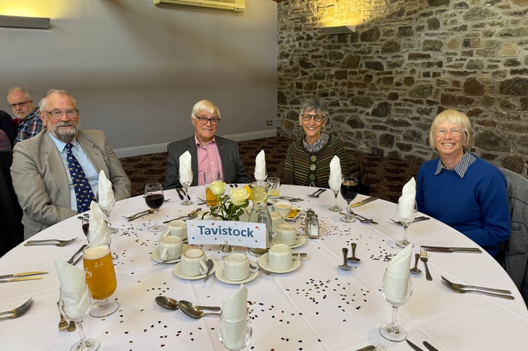 Some of the guests at the Devon Association of Ringers Centenary Lunch.  AQ 4978
