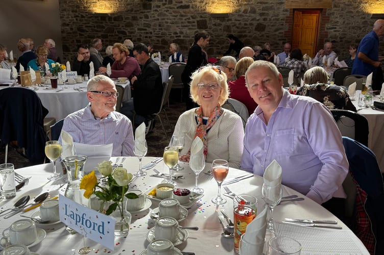 Some of the guests at the Devon Association of Ringers Centenary Lunch.  AQ 4987
