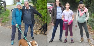 Charity walk in Stockleigh Pomeroy raises £700