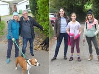 Charity walk in Stockleigh Pomeroy raises £700
