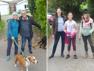 Charity walk in Stockleigh Pomeroy raises £700