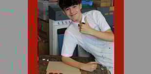 QE students make acrylic poppies ahead of Remembrance Day
