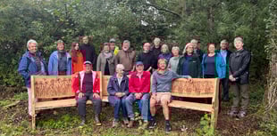 Sandford says goodbye to Linda and Colin Lever
