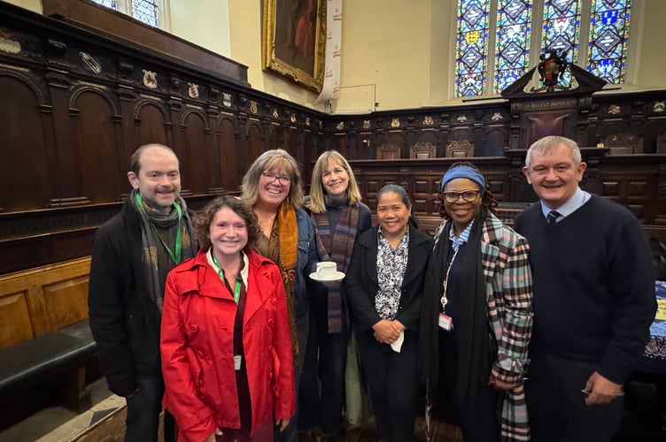 Some of the Action Against Racial Abuse meeting attendees.  AQ 5817