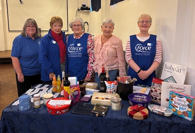 At Crediton Friends of Force Bingo.