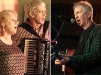 Newfoundland folk concert at library
