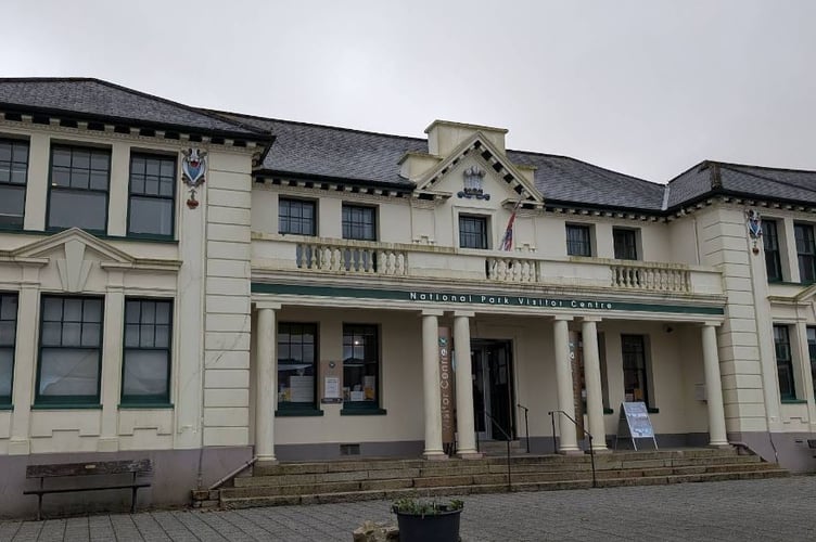 The Dartmoor National Park Visitor Centre at Princetown.