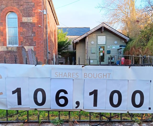 More than £100,000 raised to save Cheriton Fitzpaine Community Shop