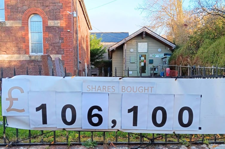 The former Methodist church and community shop alongside