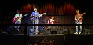 QE School 6th form band Burnt Daylight blazing a trail
