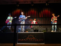 QE School 6th form band Burnt Daylight blazing a trail
