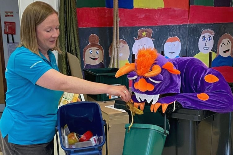 Bonster will be used to teach children about food waste.