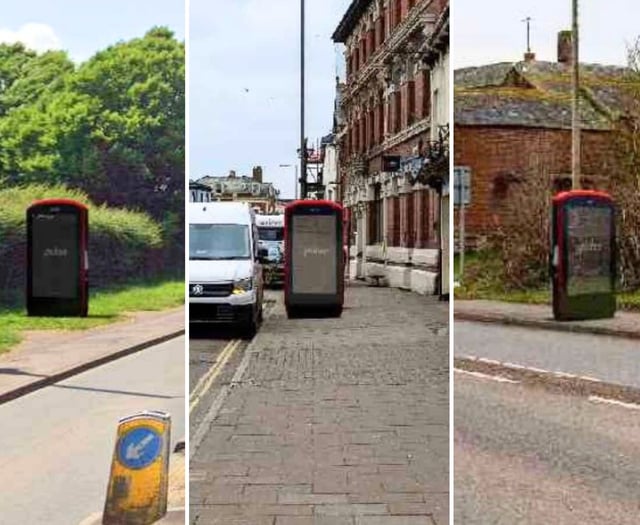 Plans to bring ad-funded tech hubs with defibs to Crediton