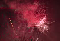 Impressive - and loud - fireworks over Crediton