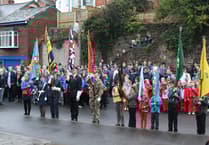 Remembrance Sunday marked in Crediton
