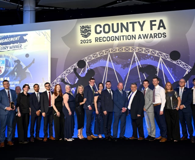 Devon County FA triumphs with award at Wembley
