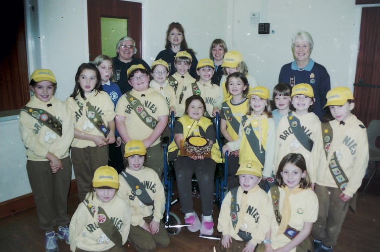 North Tawton Brownies celebrated their 50th anniversary in November 2004. DSC02870