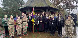 Armistice Day observed in Crediton - We will remember them
