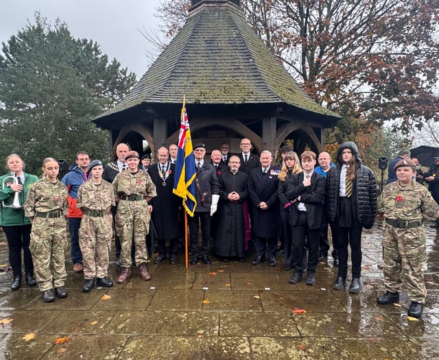 Armistice Day observed in Crediton - We will remember them
