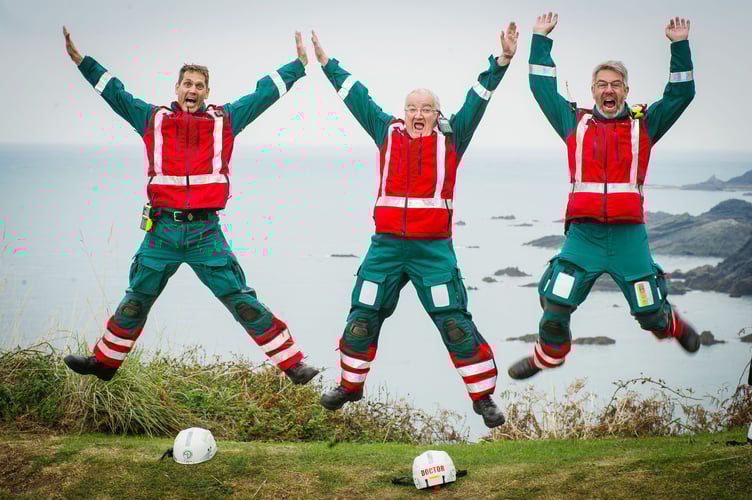 BASICS Devon emergency doctors celebrate royal recognition for service to the community.