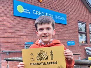 Nico reads 100 books in library challenge