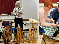 WI members enjoyed Tedburn Spinners and Knitters visit
