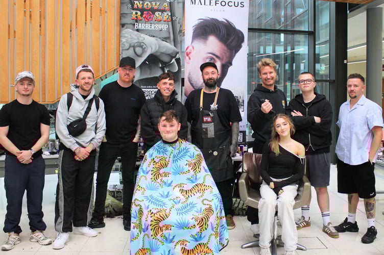 During the event in the Forum at the University of Exeter