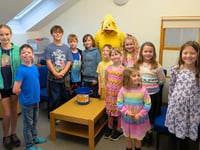 Sandford pupils raise £100 for Children in Need