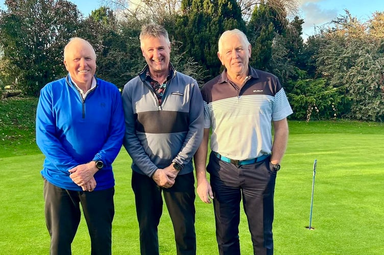 Winners of the Downes Crediton Golf Club Team Poultry Competition.
