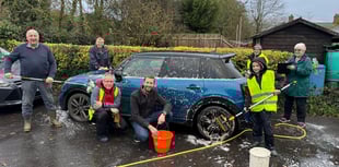 Many clean cars after car wash in aid of BBC Children in Need
