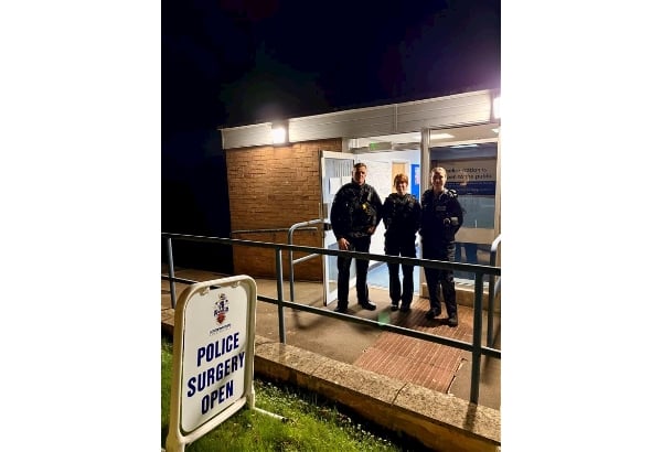 Crediton Neighbourhood Team members welcomed members of the public to a recent drop-in surgery at Crediton Police Station.
