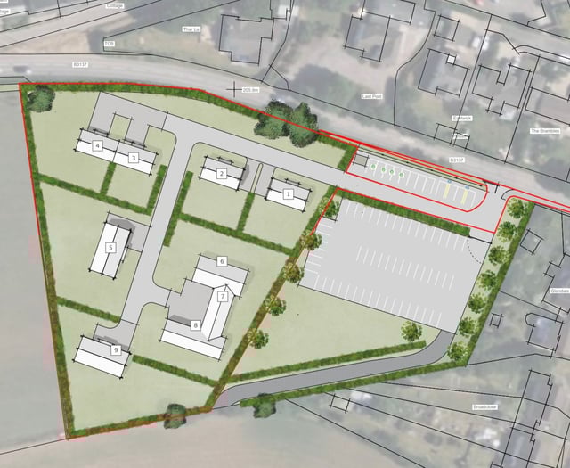 Nine homes plans for Nomansland