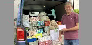 110 Christmas boxes from Crediton sent to Moldova and Ukraine
