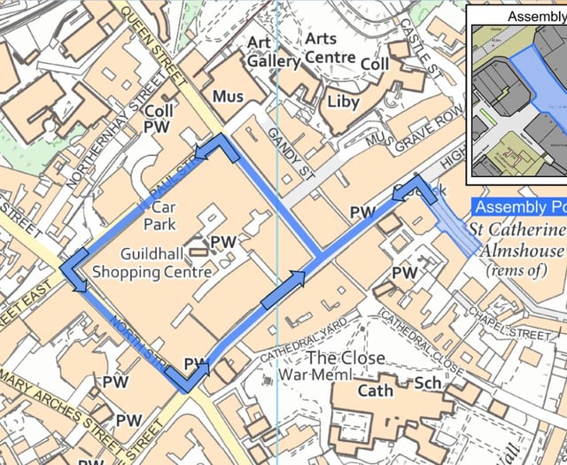 Police issue information ahead of Exeter protests to be held tomorrow
